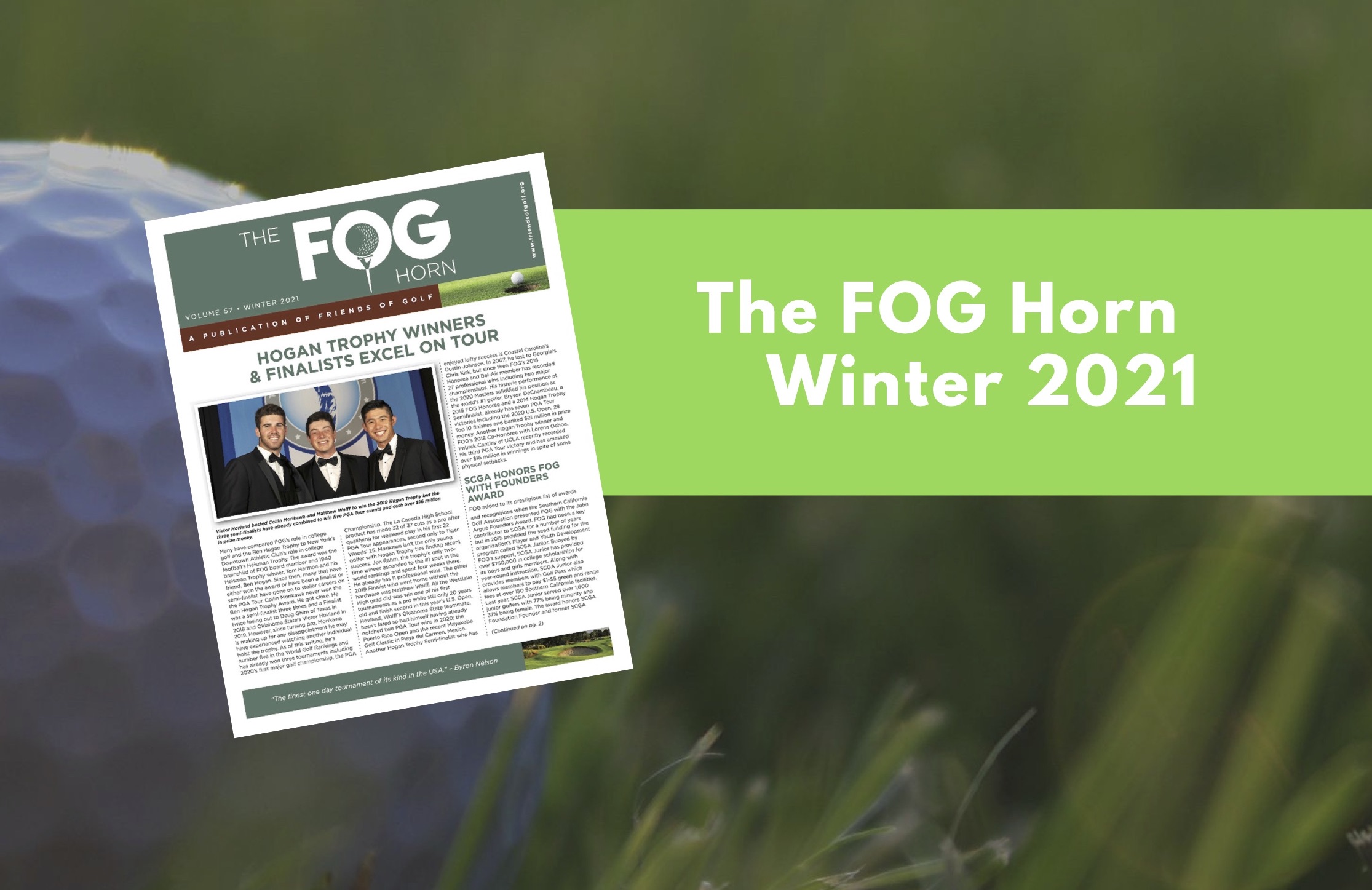 Friends of Golf News